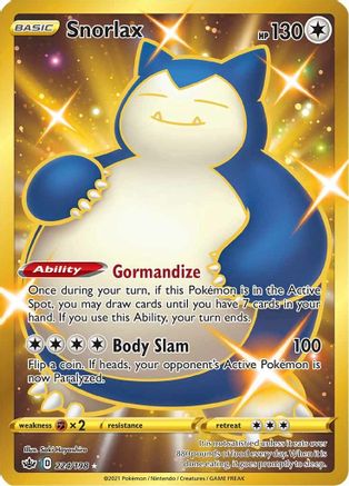 Snorlax 224/198 - Pokemon Chilling Reign Holofoil