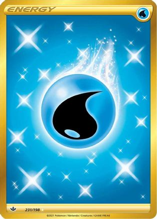 Water Energy 231/198 - Pokemon Chilling Reign Holofoil