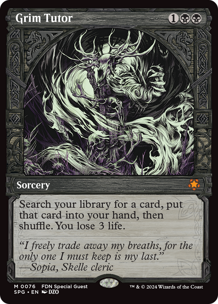 Grim Tutor (SPG-076) - Special Guests - Magic The Gathering