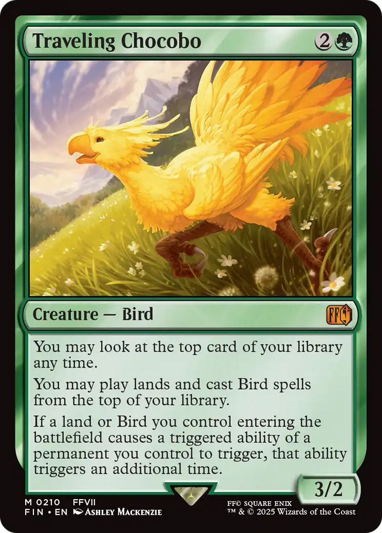 Traveling Chocobo (FIN-210) - FINAL FANTASY - Magic The Gathering