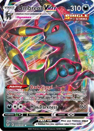 Umbreon VMAX 95/203 - Pokemon Evolving Skies Holofoil