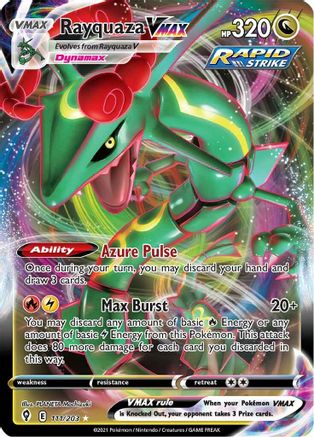 Rayquaza VMAX 111/203 - Pokemon Evolving Skies Holofoil