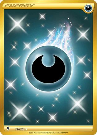 Darkness Energy 236/203 - Pokemon Evolving Skies Holofoil