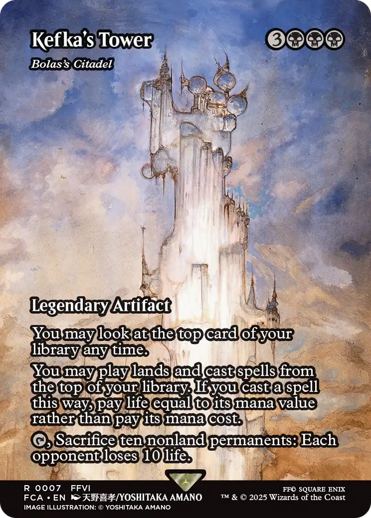 FOIL Kefka's Tower - Bolas's Citadel (Showcase) (FCA-007) - FINAL FANTASY: Through the Ages - Magic The Gathering