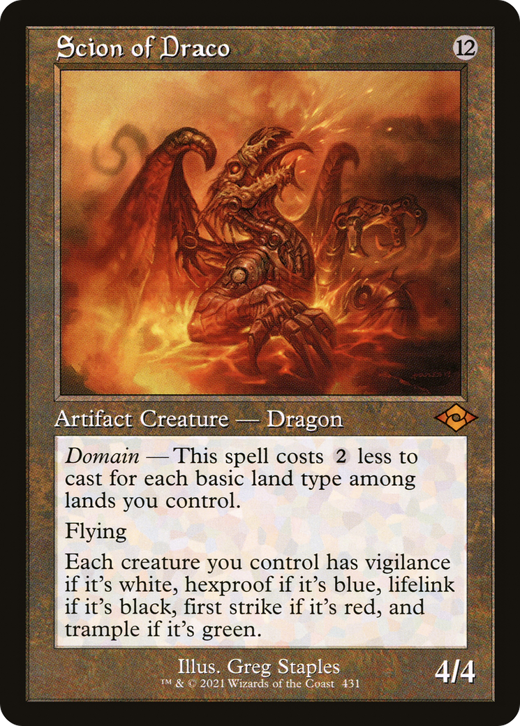 Scion of Draco (Retro Frame) (MH2-431) - Modern Horizons 2 - Magic The Gathering
