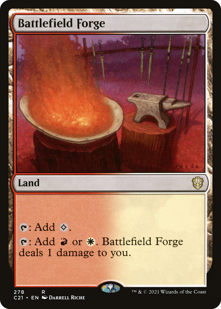 Battlefield Forge (C21-278) - Commander 2021 - Magic The Gathering