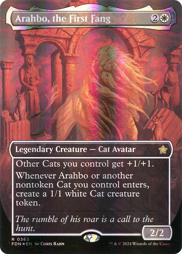 FOIL Arahbo, the First Fang (FDN-363) - Foundations - Magic The Gathering