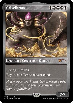 FOIL Griselbrand (Foil Etched) (SLD-160) - Secret Lair Drop Series - Magic The Gathering