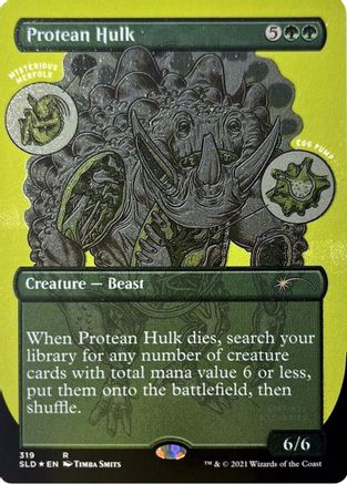 FOIL Protean Hulk (Foil Etched) (SLD-319) - Secret Lair Drop Series - Magic The Gathering