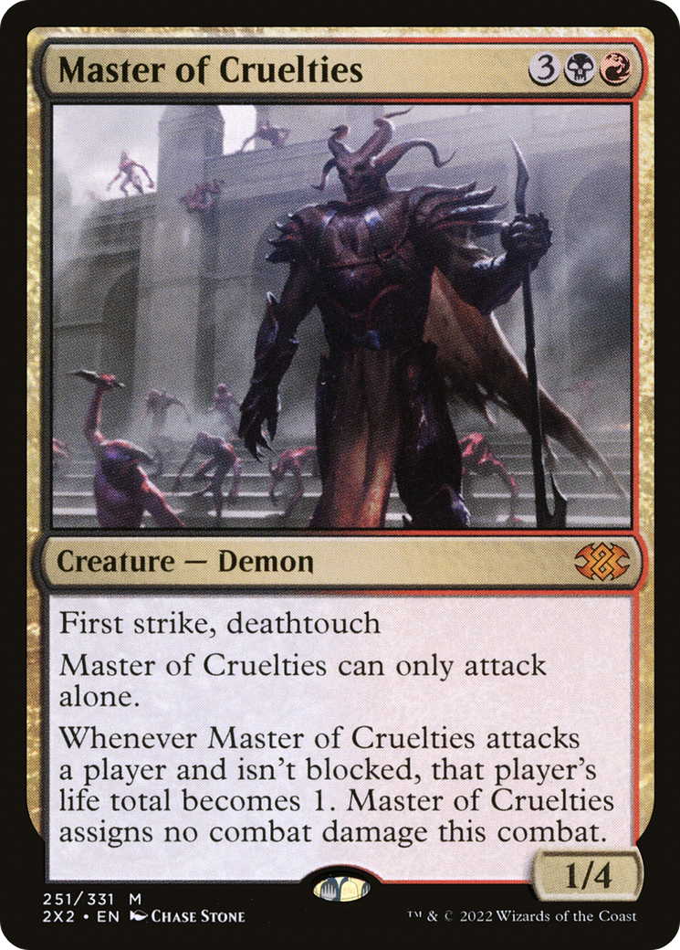 Master of Cruelties (2X2-251) - Double Masters 2022 - Magic The Gathering