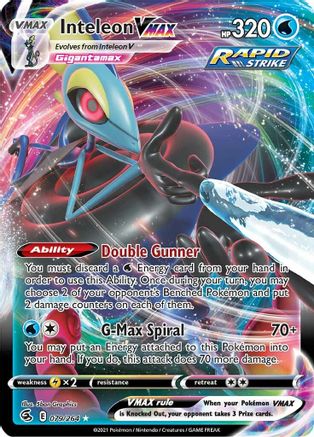 Inteleon VMAX 79/264 - SWSH08 Fusion Strike Holofoil