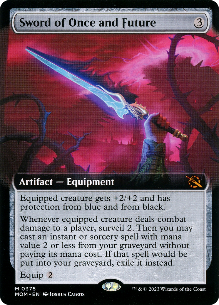 Sword of Once and Future (Extended Art) (MOM-375) - March of the Machine - Magic The Gathering