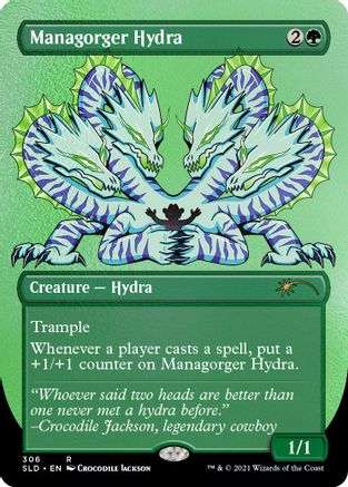 FOIL Managorger Hydra (Foil Etched) (SLD-306) - Secret Lair Drop Series - Magic The Gathering