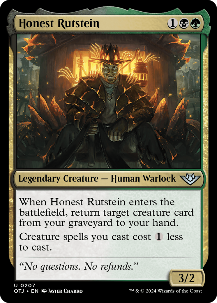 Honest Rutstein (OTJ-207) - Outlaws of Thunder Junction - Magic The Gathering