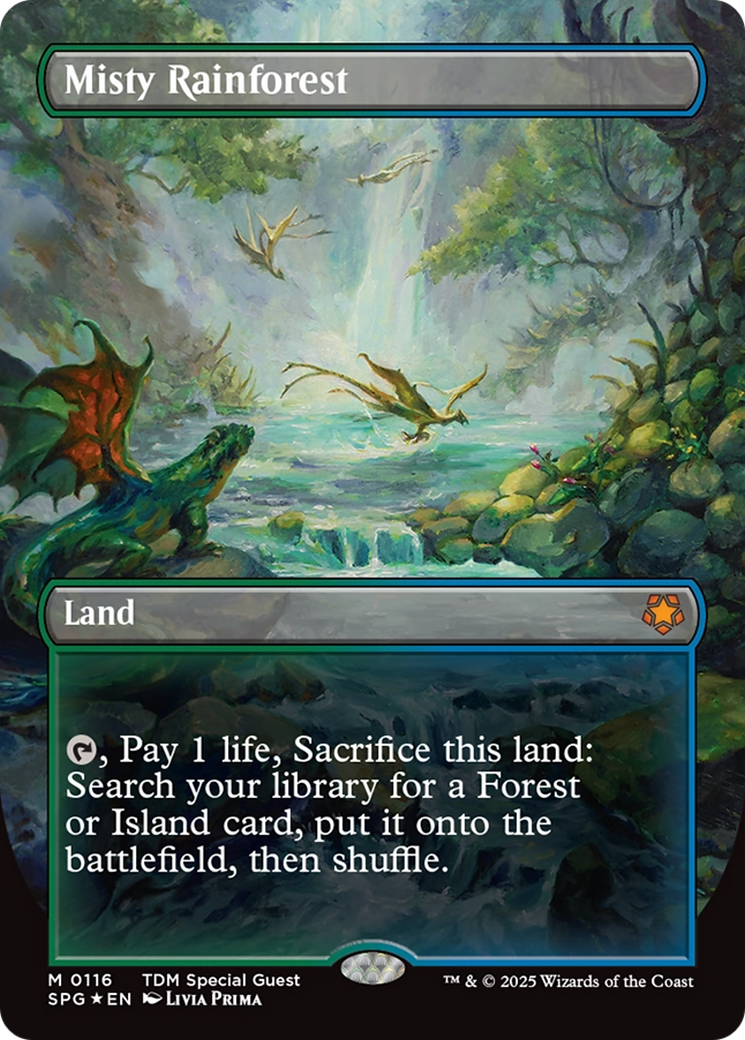 FOIL Misty Rainforest (SPG-116) - Special Guests - Magic The Gathering
