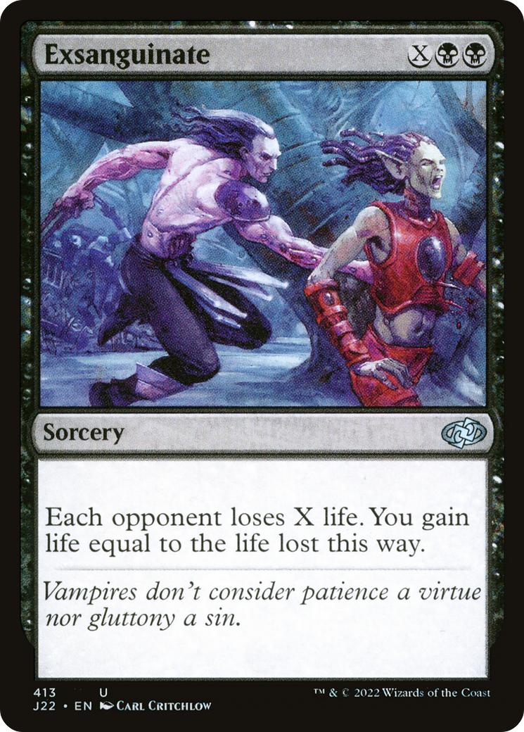 Exsanguinate (J22-413) - Jumpstart 2022 - Magic The Gathering