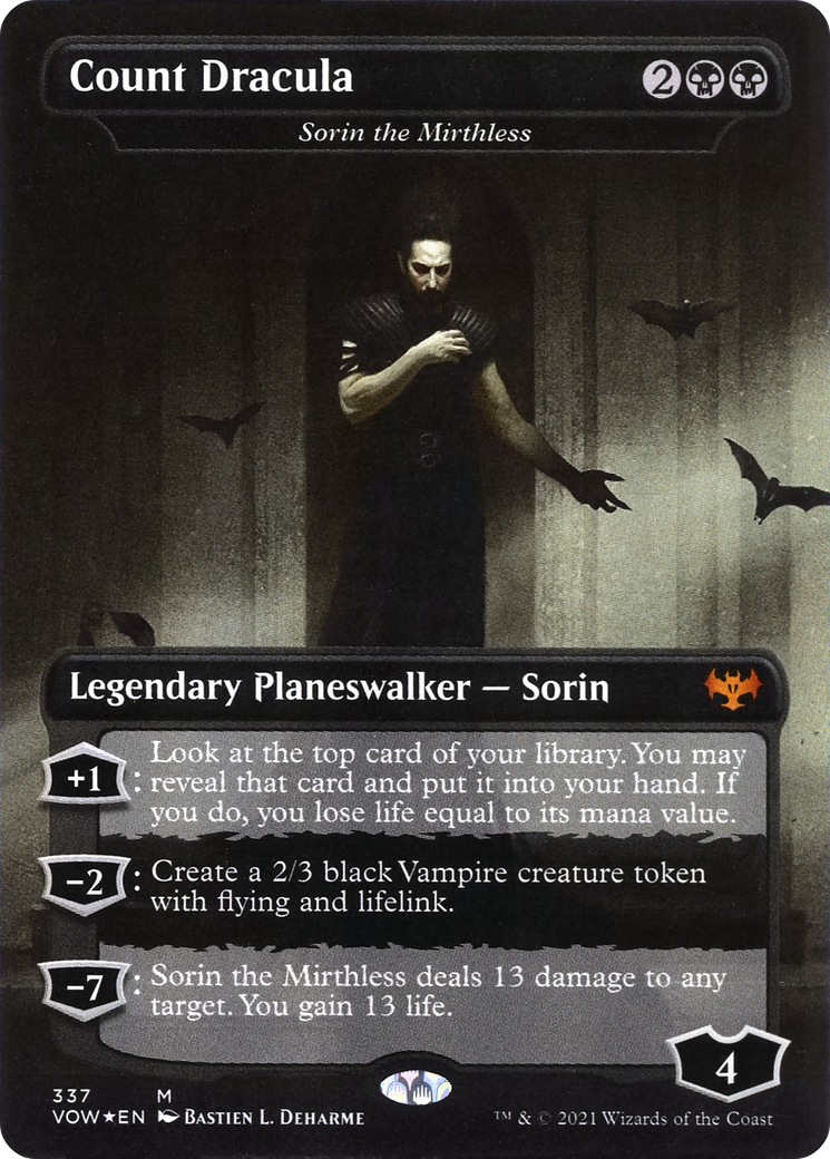 Count Dracula - Sorin the Mirthless (VOW-337) - Innistrad: Crimson Vow - Magic The Gathering