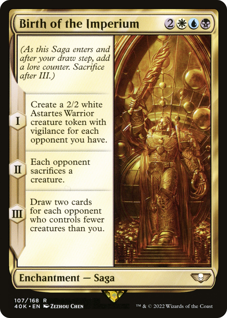 Birth of the Imperium (40K-107) - Warhammer 40,000 Commander - Magic The Gathering