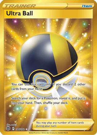 Ultra Ball 186/172 - Pokemon Brilliant Stars Holofoil