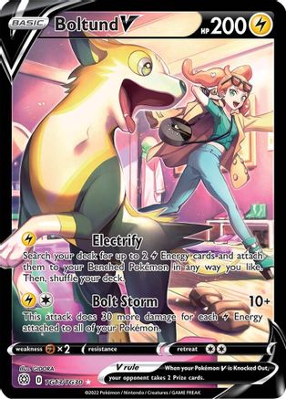 Boltund V TG13/30 - Pokemon Brilliant Stars Trainer Gallery Holofoil