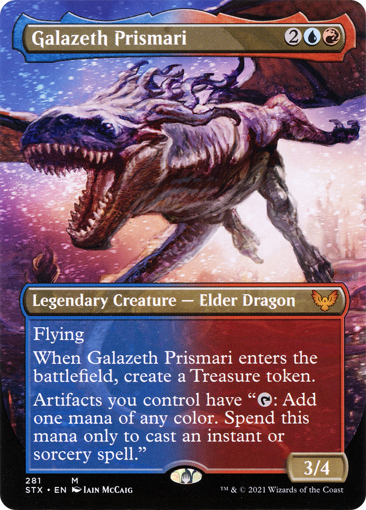 Galazeth Prismari (Borderless) (STX-281) - Strixhaven: School of Mages - Magic The Gathering