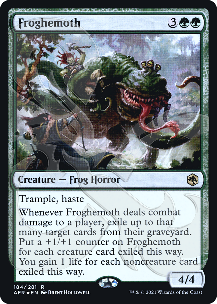 FOIL Froghemoth (AFR&-184A) - Adventures in the Forgotten Realms Promos - Magic The Gathering