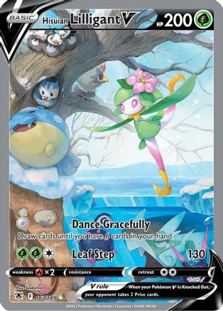 Hisuian Lilligant V 163/189 - Pokemon Astral Radiance Holofoil