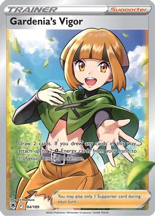 Gardenia's Vigor 184/189 - Pokemon Astral Radiance Holofoil
