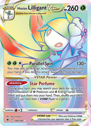 Hisuian Lilligant VSTAR 190/189 - Pokemon Astral Radiance Holofoil