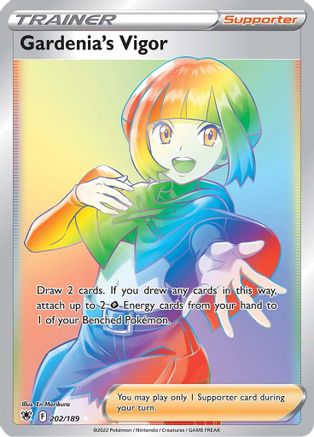 Gardenia's Vigor 202/189 - Pokemon Astral Radiance Holofoil
