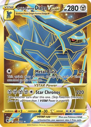 Origin Forme Dialga VSTAR 210/189 - Pokemon Astral Radiance Holofoil