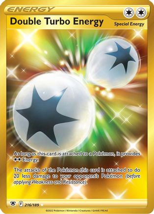 Double Turbo Energy 216/189 - Pokemon Astral Radiance Holofoil