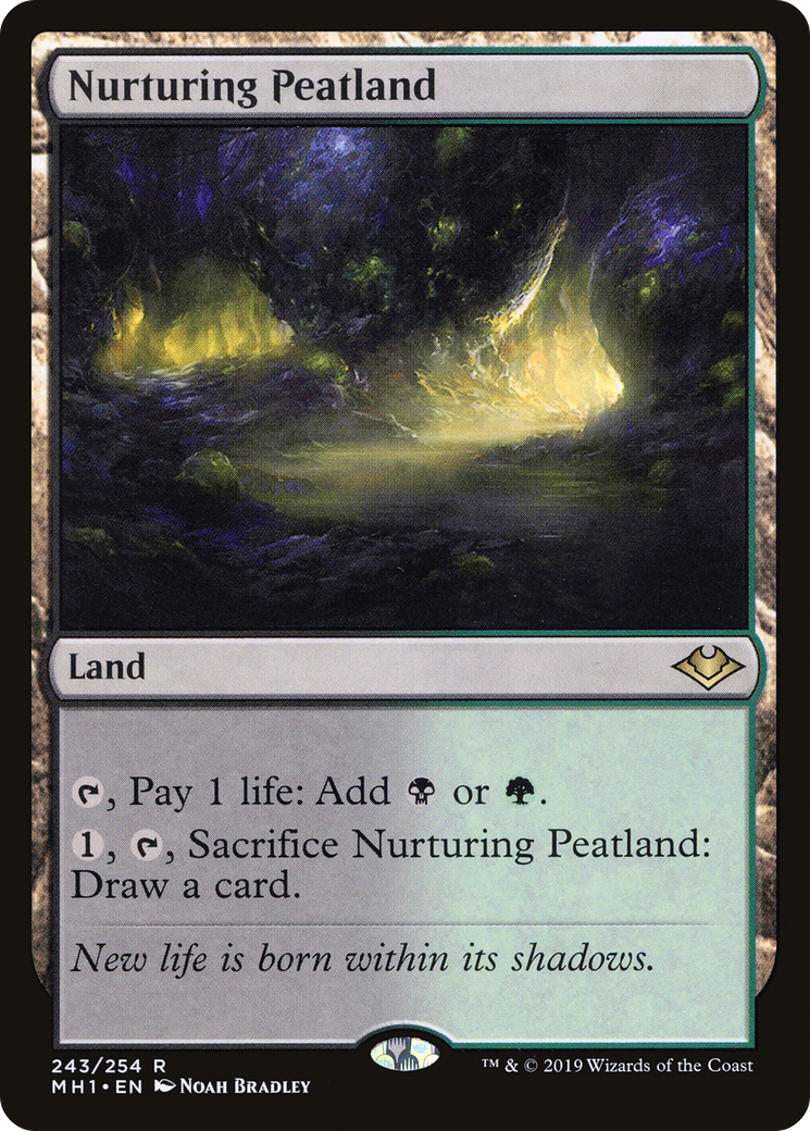 Nurturing Peatland (MH1-243) - Modern Horizons - Magic The Gathering