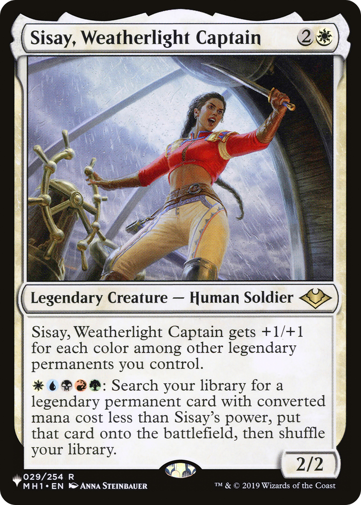Sisay, Weatherlight Captain (LIST-MH1-29) - The List - Magic The Gathering