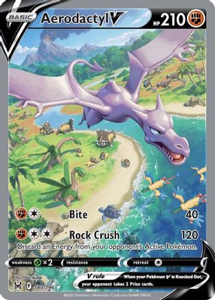 Aerodactyl V 180/196 - Pokemon Lost Origin Holofoil