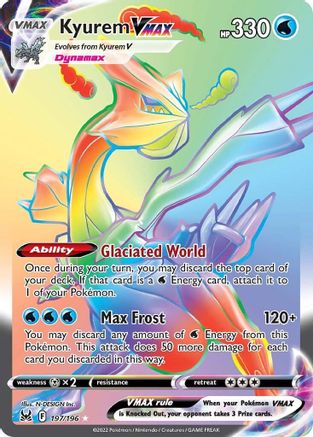 Kyurem VMAX 197/196 - Pokemon Lost Origin Holofoil