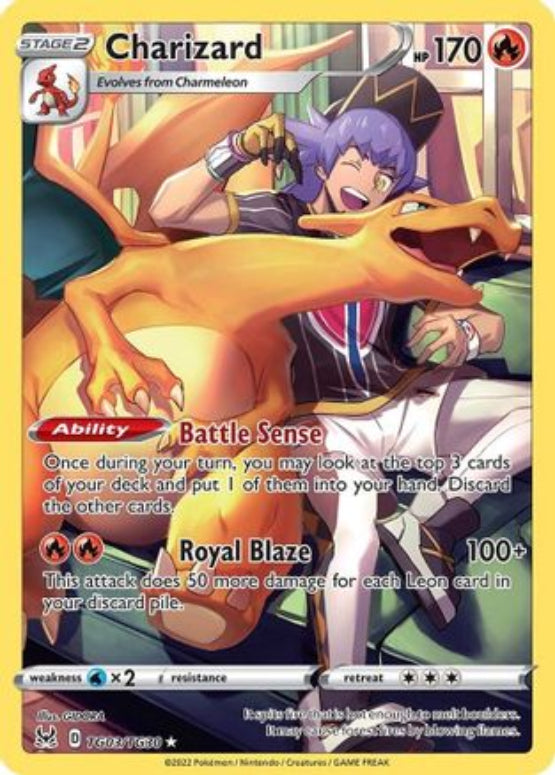 Charizard TG03/30 - SWSH11 Lost Origin Trainer Gallery Holofoil