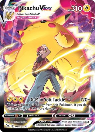 Pikachu VMAX TG17/30 - Pokemon Lost Origin Trainer Gallery Holofoil