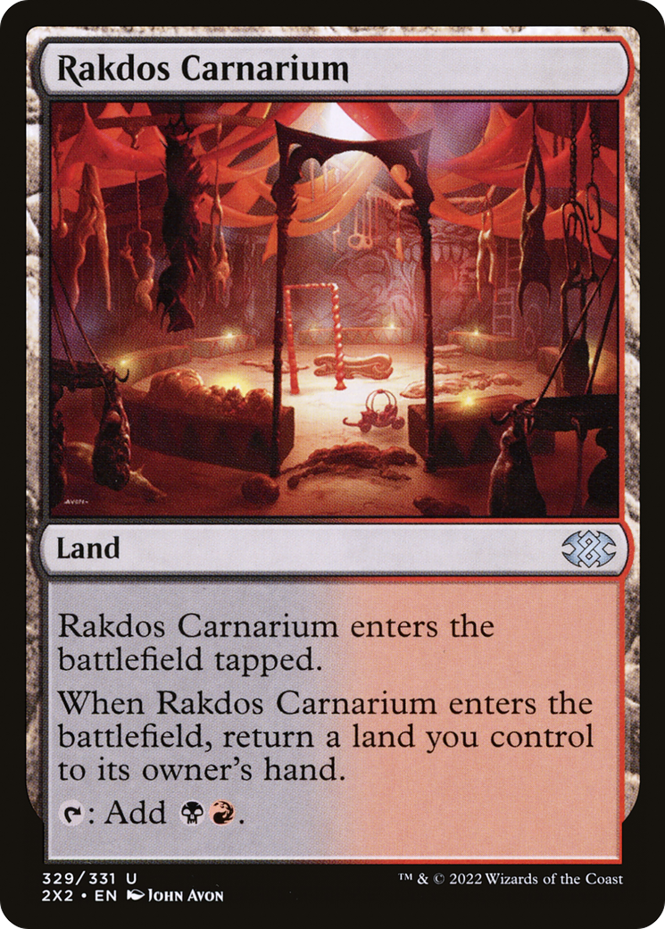 FOIL Rakdos Carnarium (2X2-329) - Double Masters 2022 - Magic The Gathering