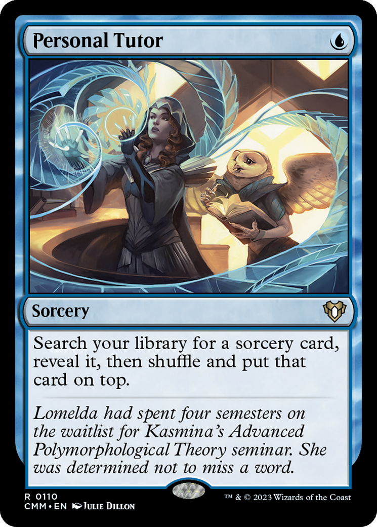 FOIL Personal Tutor (CMM-110) - Commander Masters - Magic The Gathering
