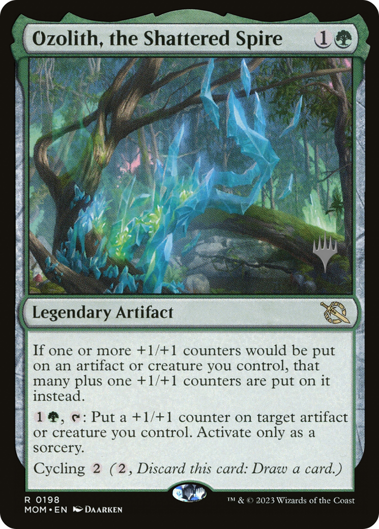 Ozolith, the Shattered Spire (PPMOM-198) - March of the Machine Promos - Magic The Gathering