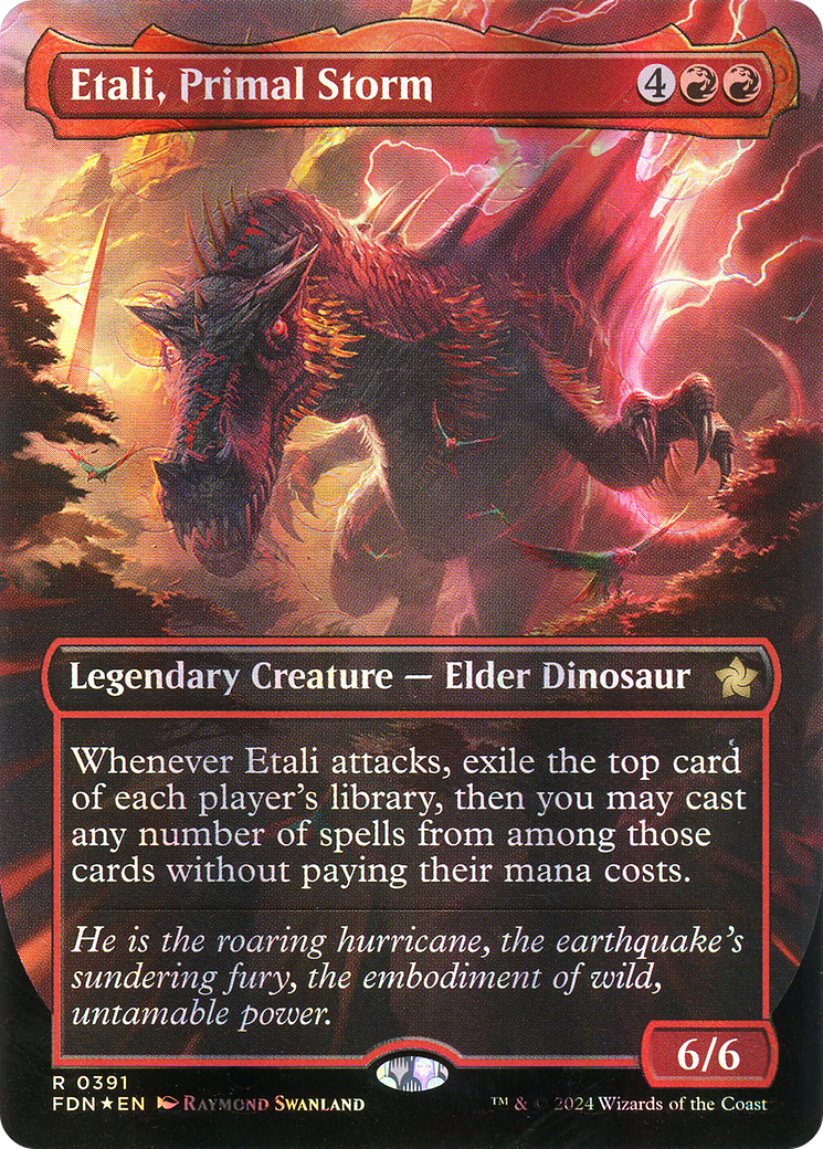 FOIL Etali, Primal Storm (FDN-391) - Foundations - Magic The Gathering