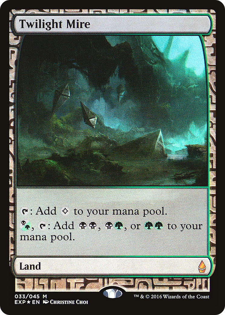 FOIL Twilight Mire (EXP-033) - Zendikar Expeditions - Magic The Gathering