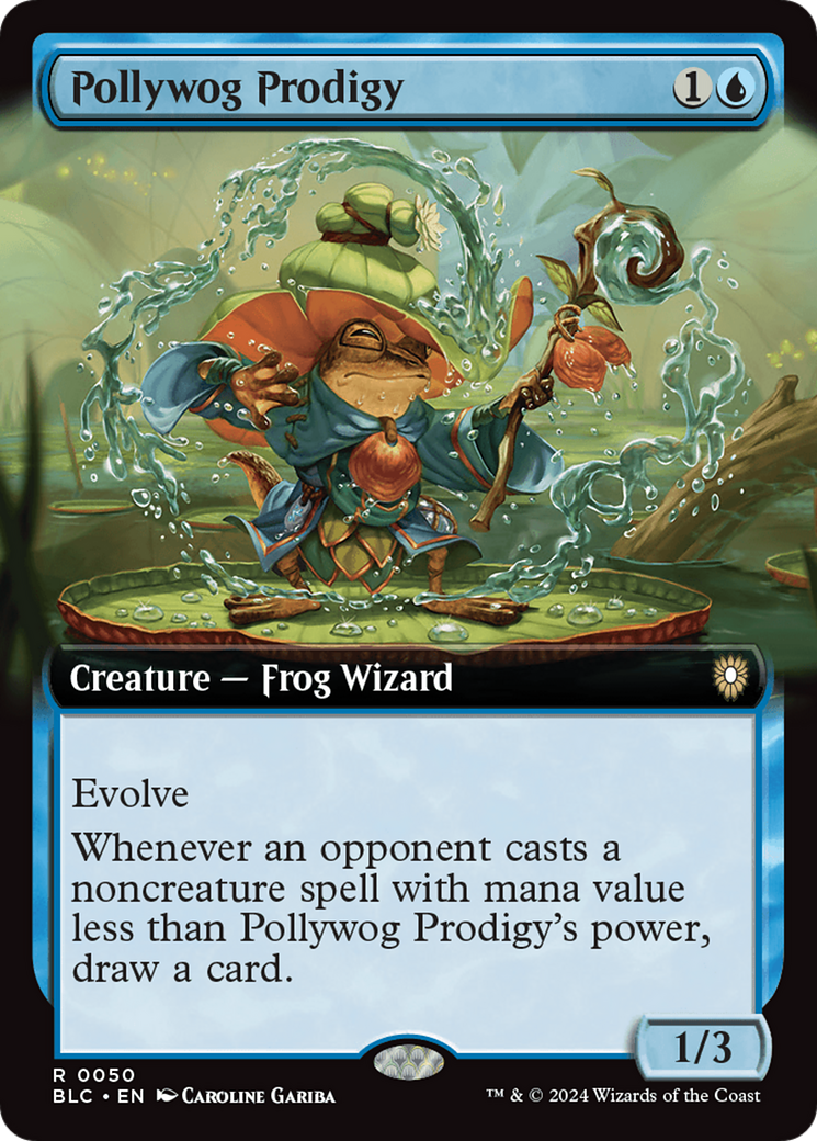 Pollywog Prodigy (BLC-050) - Bloomburrow Commander - Magic The Gathering