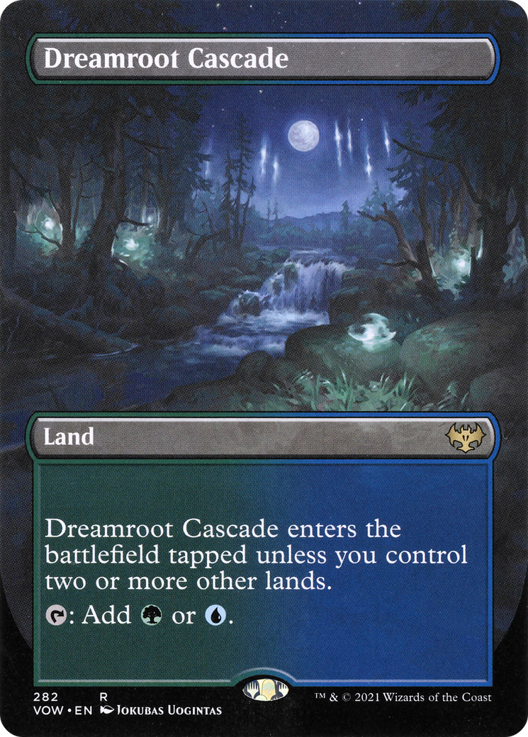 Dreamroot Cascade (Borderless) (VOW-282) - Innistrad: Crimson Vow - Magic The Gathering