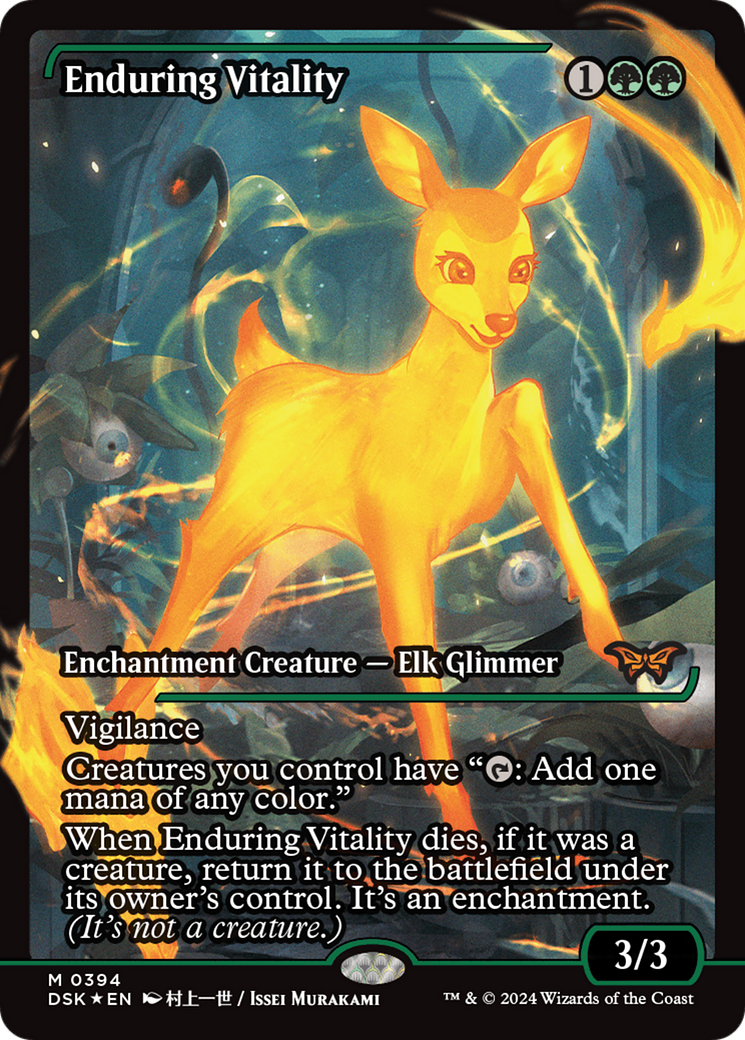 FOIL Enduring Vitality (DSK-394) - Duskmourn: House of Horror - Magic The Gathering