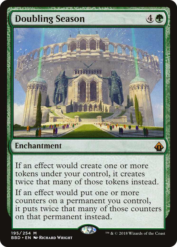 FOIL Doubling Season (BBD-195) - Battlebond - Magic The Gathering