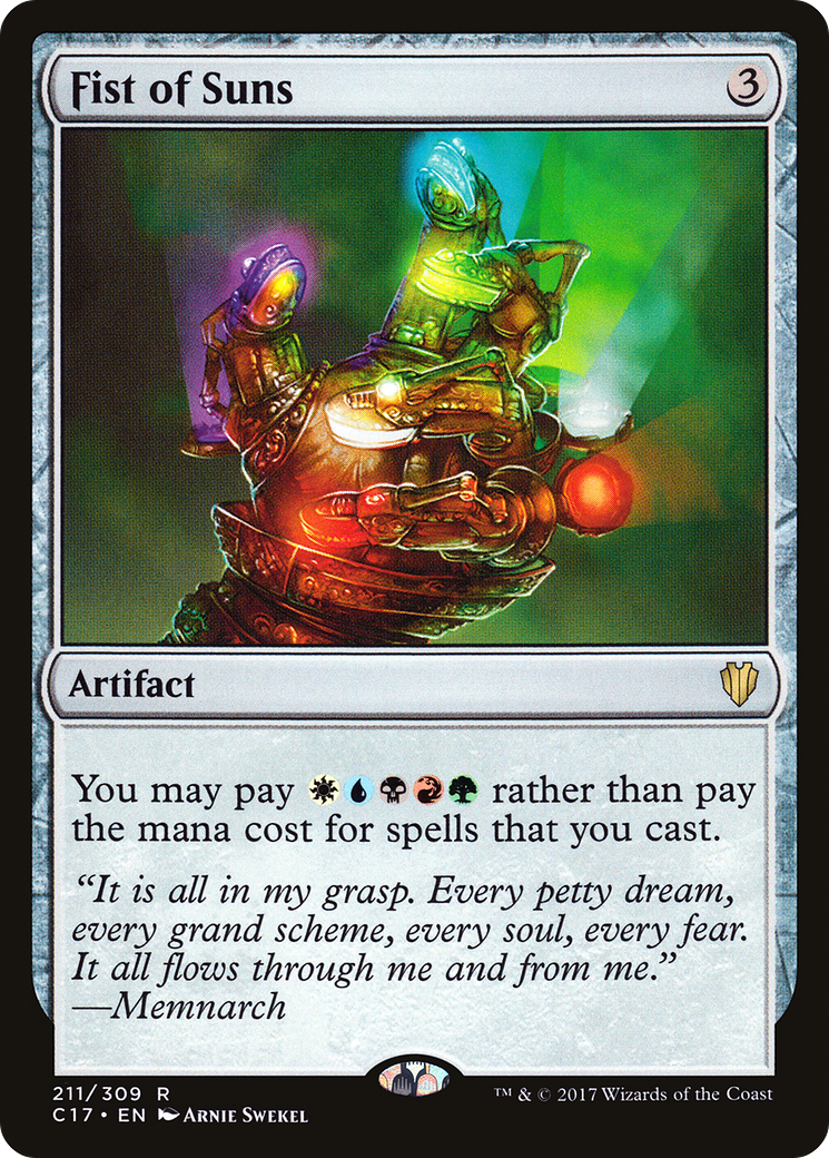 Fist of Suns (C17-211) - Commander 2017 - Magic The Gathering