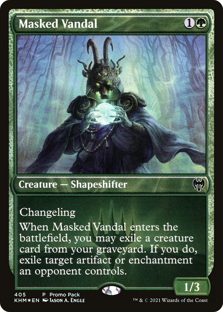 FOIL Masked Vandal (PPKHM-405) - Kaldheim - Magic The Gathering