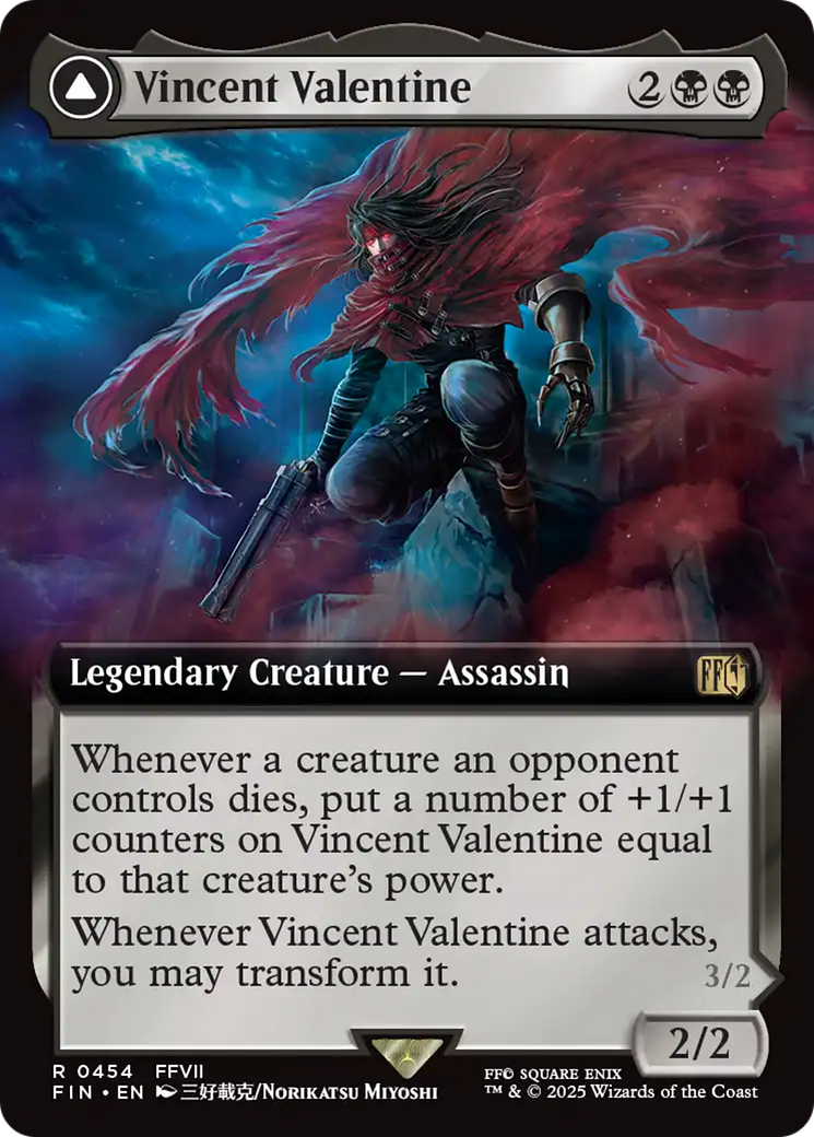 Vincent Valentine (Extended Art) (FIN-454) - FINAL FANTASY - Magic The Gathering